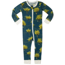 Load image into Gallery viewer, MILKBARN ORGANIC ZIPPER FOOTED PAJAMA
